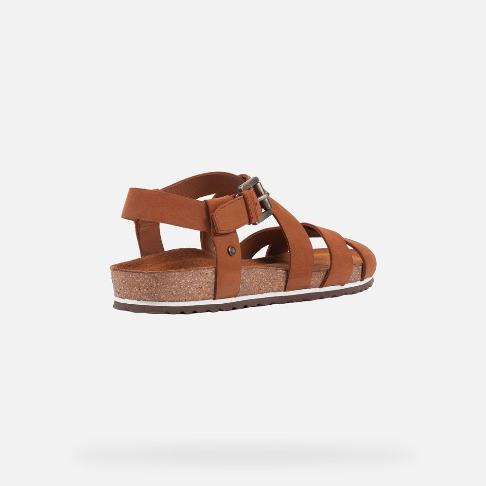 Sandalias Geox Senhora Marrom - Spensierata - JYDQH5478